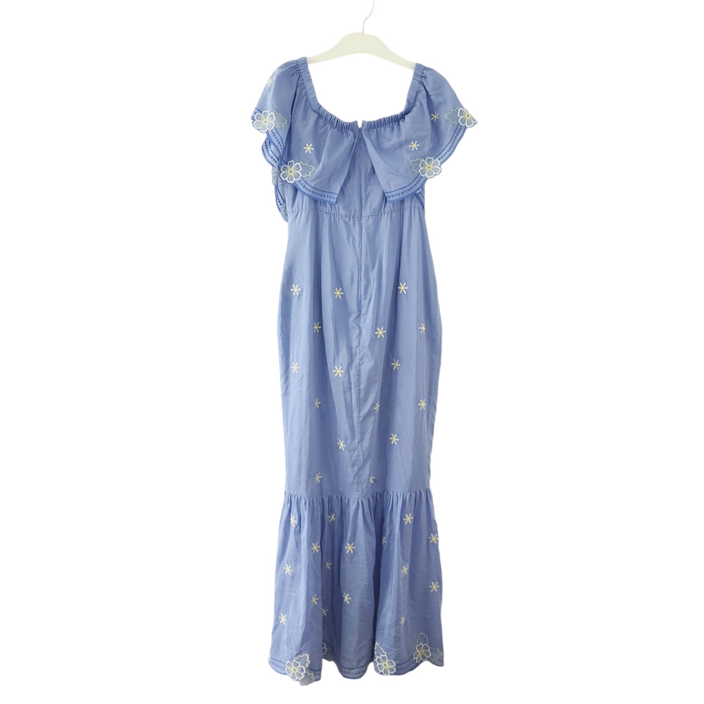 New Alice McCall  Honeycomb Daisy Maxi Dress Size 10 Blue Floral $525 - Picture 10 of 11